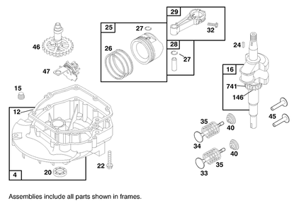 Engine Briggs & Stratton Model 12f802-1767-E1 Diagram and Parts List for 20808 8900001 - 8999999 Toro Lawn Mower