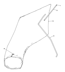 Giant Bagging Kit No. 29-9750 (Optional) Diagram and Parts List for 16576 0000001 - 0999999 Toro Lawn Mower