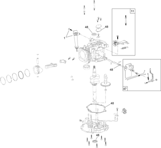 Dipstick, Brake And Governor Arm Assembly Diagram and Parts List for 20838 401700000 - 409999999 Toro Lawn Mower