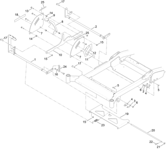 Part Location Diagram of 127-3390-03 Toro Link-hoc