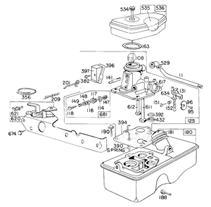 Carburetor Assembly Model 390065 Diagram and Parts List for 16756 7000001 - 7999999 Toro Lawn Mower