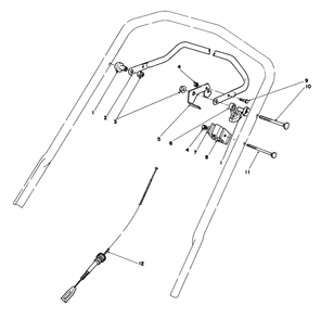 Traction Control Assembly Diagram and Parts List for 20718C 5000001 - 5999999 Toro Lawn Mower