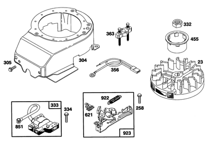 Engine Model 124702-3115-01 Diagram and Parts List for 20435 49000001 - 49999999 Toro Lawn Mower