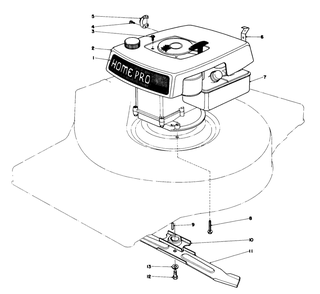 Engine Assembly-Model 16800 Diagram and Parts List for 16810 9000001 - 9999999 Toro Lawn Mower