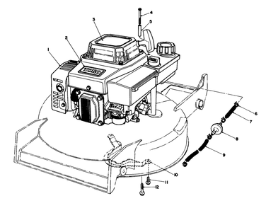Engine Assembly Diagram and Parts List for 20622 8000001 - 8999999 Toro Lawn Mower