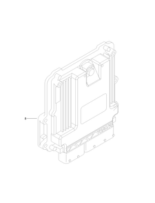 Electronic Control Unit Assembly Diagram and Parts List for 25403 400000000 - 401399999 Toro Lawn Tractor Accessories