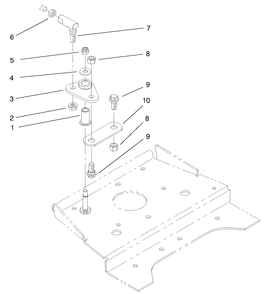 Smart Turn Front Assembly Diagram and Parts List for 73552 9900001 - 9999999 Toro Lawn Tractor
