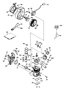 Engine Tecumseh Model No. Ah-600 Type 1623-P Diagram and Parts List for 38162 1000001 - 1999999 Toro Snow Blower