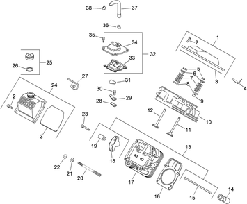 Part Location Diagram of 2432696-S Toro Hose, Breather
