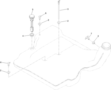 Fuel Tank Assembly No. 139-6722 Diagram and Parts List for 74057 400000000 - 416414583 Toro Lawn Tractor