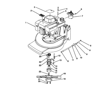 Engine Assembly Diagram and Parts List for 20926B 2000001 - 2999999 Toro Lawn Mower
