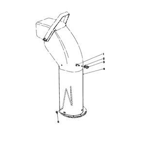 Chute Extension Kit 26-1100 Diagram and Parts List for 38070 8000001 - 8999999 Toro Snow Blower