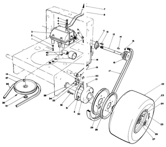 Axle Assembly Diagram and Parts List for 30113 6000001 - 6999999 Toro Lawn Tractor Accessories