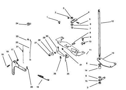 Engine Controls Kohler Engine Cv18s - Ps 61521 Diagram and Parts List for 30181 59000001 - 59999999 Toro Lawn Tractor Accessories