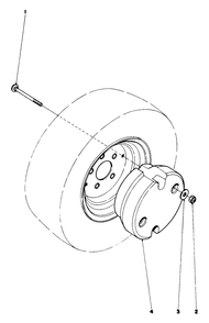 Wheel Weight Kit No.30762 (Optional) Diagram and Parts List for 30775 100001 - 199999 Toro Lawn Tractor