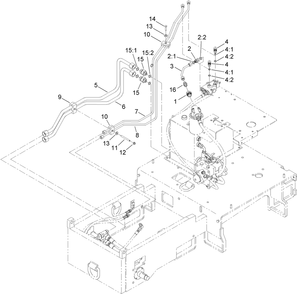 Part Location Diagram of ST37530 Toro Clamp-Twin