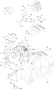 Electrical Assembly Diagram and Parts List for 22328HD 405800000 - 999999999 Toro Lawn Tractor Accessories
