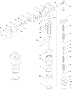 Part Location Diagram of ST39428 Toro Bearing-Ball