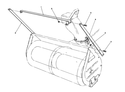 Drift Breaker Assembly No. 20-0650 (Optional) Diagram and Parts List for 57360 7000001 - 7999999 Toro Lawn Tractor