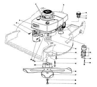 Engine Assembly Diagram and Parts List for 20790 1000001 - 1999999 Toro Lawn Mower