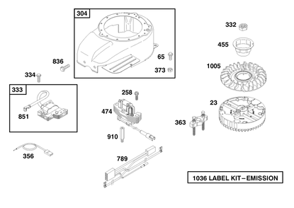 Engine Gts-200 Diagram and Parts List for 20787 8900001 - 8999999 Toro Lawn Mower