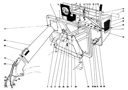 Easy-Empty Grass Catcher Model 59046 (Optional) Diagram and Parts List for 56044 8000001 - 8999999 Toro Lawn Tractor