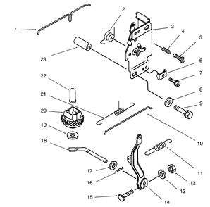 Control Equipment Diagram and Parts List for 30166 690001 - 691549 Toro Lawn Tractor Accessories