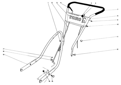 Part Location Diagram of 321494 Toro Nut