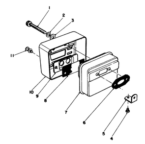 Spark Arrester Muffler Kit No. 45-2630 Diagram and Parts List for 51616 3000001 - 3999999 Toro Trimmer