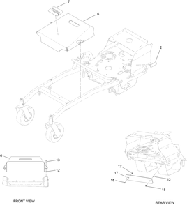 Deck Cover Assembly Diagram and Parts List for 44410TE 413000000 - 999999999 Toro Lawn Mower