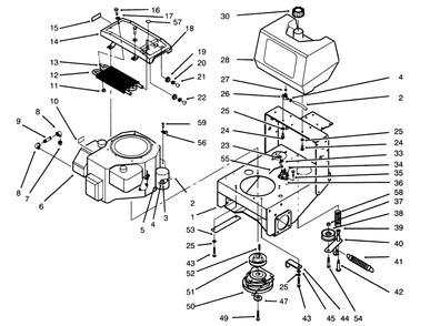 Part Location Diagram of 82-3900 Toro DISCONTINUED