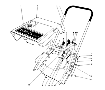 Part Location Diagram of 23-4260 Toro DISCONTINUED