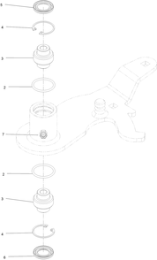 Idler Assembly No. 126-9435 Diagram and Parts List for 72098 400000000 - 411399999 Toro Lawn Tractor