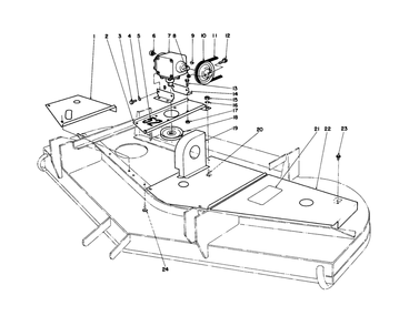 Part Location Diagram of 56-5880 Toro GEARBOX BASE R