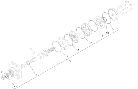 Part Location Diagram of 130-1788 Toro Seal Kit