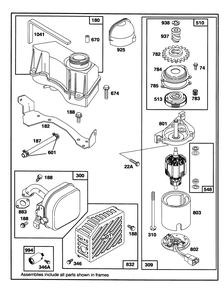 Engine Gts-150 Diagram and Parts List for 20928B 49000001 - 49999999 Toro Lawn Mower