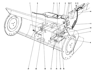 36" Snowthrower Attachment Model No. 59136 (Continued) Diagram and Parts List for 57385 0000001 - 0999999 Toro Lawn Tractor