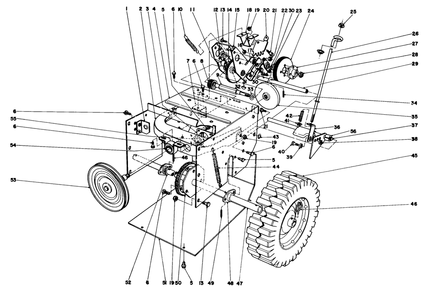 Traction Assembly Diagram and Parts List for 38015 3000001 - 3999999 Toro Snow Blower