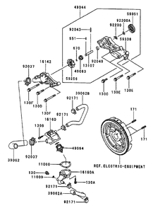 Cooling Equipment Assembly Diagram and Parts List for 74213 (230006001-230999999)(2003) Toro Lawn Mower