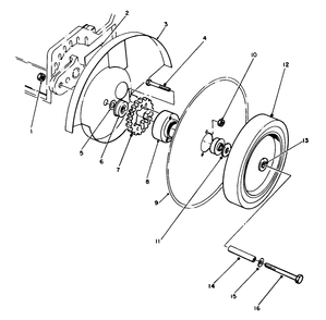 Edger Kit No. 59125 (Optional) Diagram and Parts List for 16770 4000001 - 4999999 Toro Lawn Mower