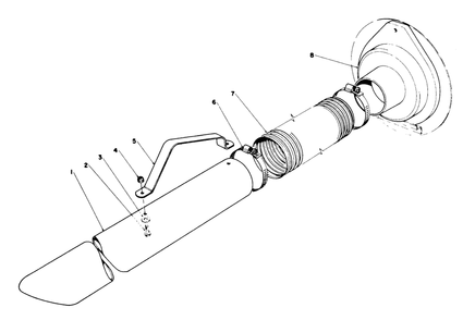 Vacuum Hose Kit (Model 59085) Diagram and Parts List for 62912 9000001 - 9999999 Toro Leaf Blower / Vacuum