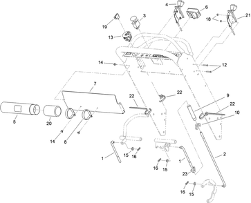 Part Location Diagram of 115-4180 Toro MODULE-METER, HOUR