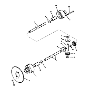 Differential Model 100-024 Diagram and Parts List for 56145 5000001 - 5999999 Toro Lawn Tractor