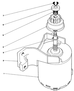 Starter Assembly Diagram and Parts List for 20574 9000001 - 9999999 Toro Lawn Mower