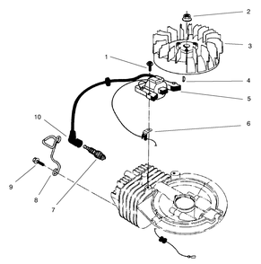 Ignition Assembly(Model No. 47pt7-7) Diagram and Parts List for 22043 8900001 - 8999999 Toro Lawn Mower