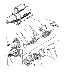 Starter Power Plus Diagram and Parts List for R1-16O804 2000001 - 2999999 Toro Lawn Tractor