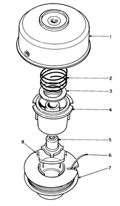 Single Line Tap & Trim Head No. 41-6220 (Optional) Diagram and Parts List for 51645 6000001 - 6999999 Toro Trimmer