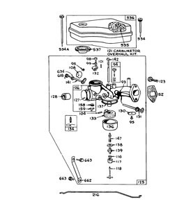Model No. 390811 Carburetor Assembly (For Engine 190707-0626) Diagram and Parts List for 55055 1000001 - 1999999 Toro Lawn Tractor