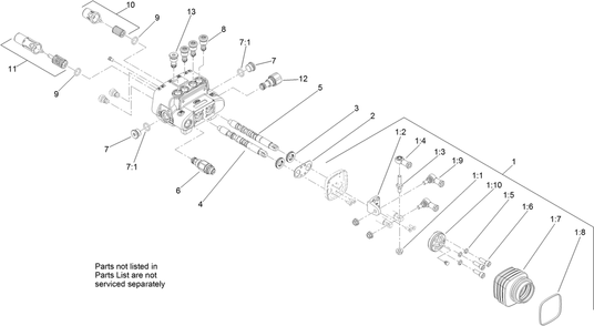 2-Spool Valve Assembly No. 144-7353 Diagram and Parts List for 22328 408963400 - 409588175 Toro Lawn Tractor Accessories