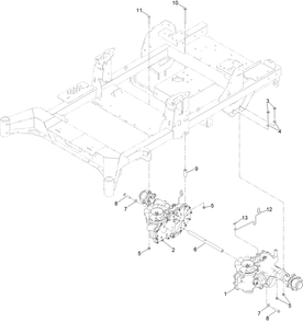 Hydro Drive Assembly Diagram and Parts List for 77294TA 400000000 - 414801564 Toro Lawn Tractor